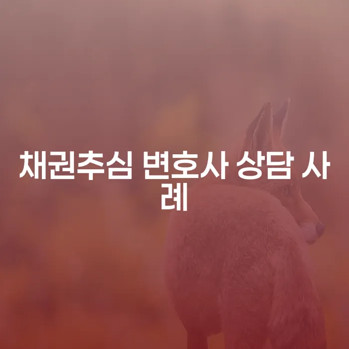채권추심 변호사 상담 사례: 어떻게 해결할 수 있을까?